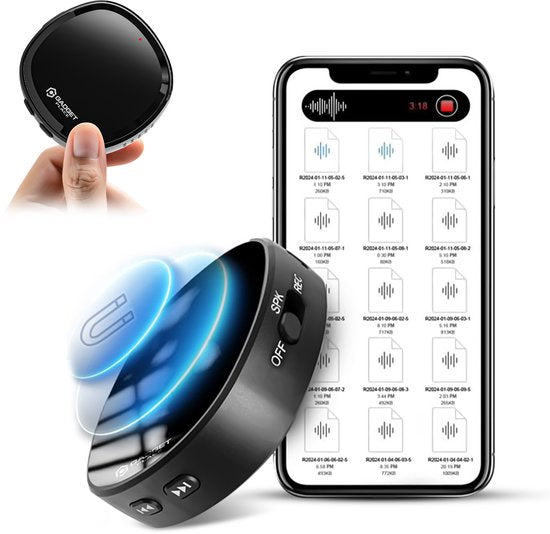 Gadgetplace Mini Afluisterapparatuur Pro 64GB met Speakers