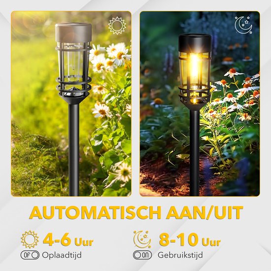 Vicon Solar Tuinverlichting op Zonne energie - 2-Pack