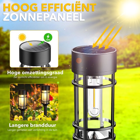 Vicon Solar Tuinverlichting op Zonne energie - 2-Pack