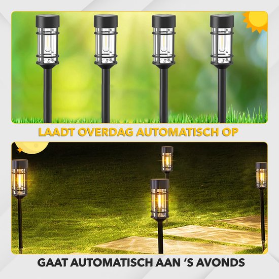 Vicon Solar Tuinverlichting op Zonne energie - 2-Pack