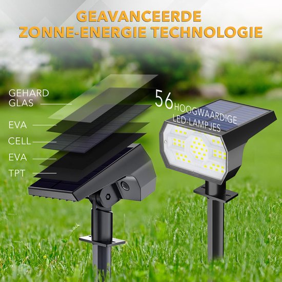 Vicon Solar Tuinverlichting op Zonne energie - 2-Pack