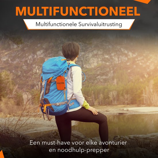 Vicon Nood slaapzak / Isolatiedeken met SOS Fluitje - 2 Stuks