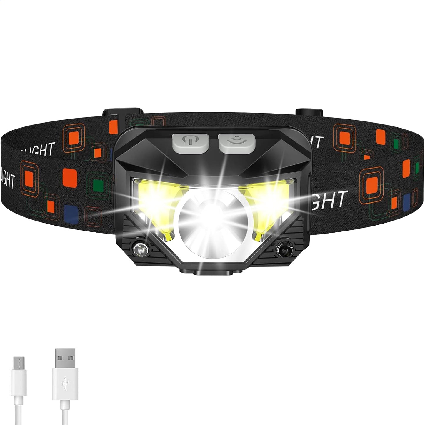 Gadgetplace Hoofdlamp LED Oplaadbaar
