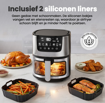 Cuisimax Airfryer met Kijkvenster