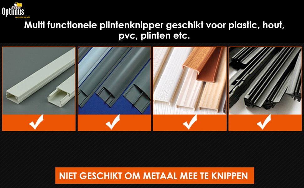 Professionele Plintenschaar: Verbeterd Model - RVS - 45°-135° Versteksnijder - De Gatgetwinkel