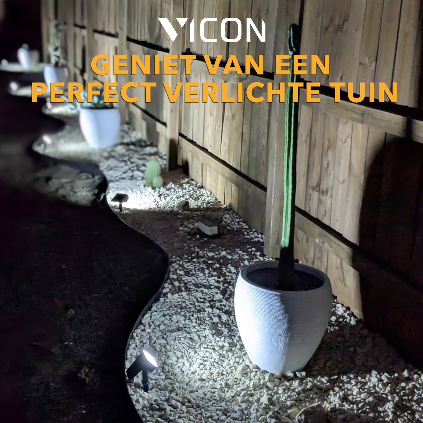 Vicon Solar Tuinverlichting op Zonne energie - 2-Pack
