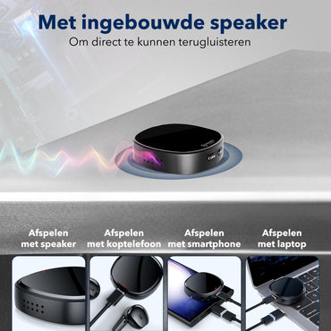 Gadgetplace Mini Afluisterapparatuur Pro 64GB met Speakers