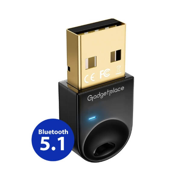 Bluetooth 5.1 Adapter voor PC: Dongle voor Windows 11/10/8.1/8/7/XP - De Gatgetwinkel