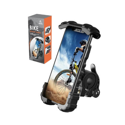 Eowihor Bicycle Mobile Phone Holder Universal Motorcycle Phone Holder 360° Rotation for 4.0-7.0 Inch Smartphones Eowihor Bicycle Mobile Phone Holder Universal Motorcycle Phone Holder 360° Rotation for 4.0-7.0 Inch Smartphones