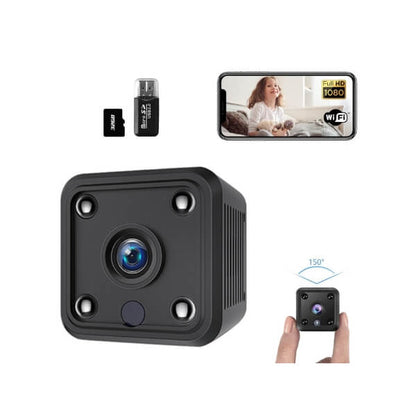 Spy Camera 1080P Full HD: Wifi en Night Vision - Inclusief 32GB SD kaart - Voor Binnen - De Gatgetwinkel