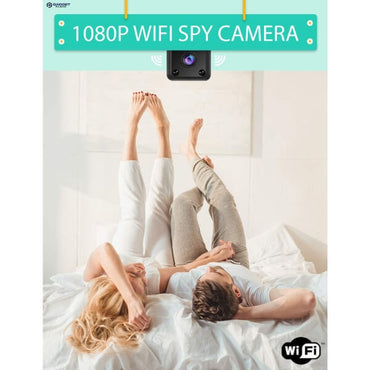 Spy Camera 1080P Full HD: Wifi en Night Vision - Inclusief 32GB SD kaart - Voor Binnen - De Gatgetwinkel