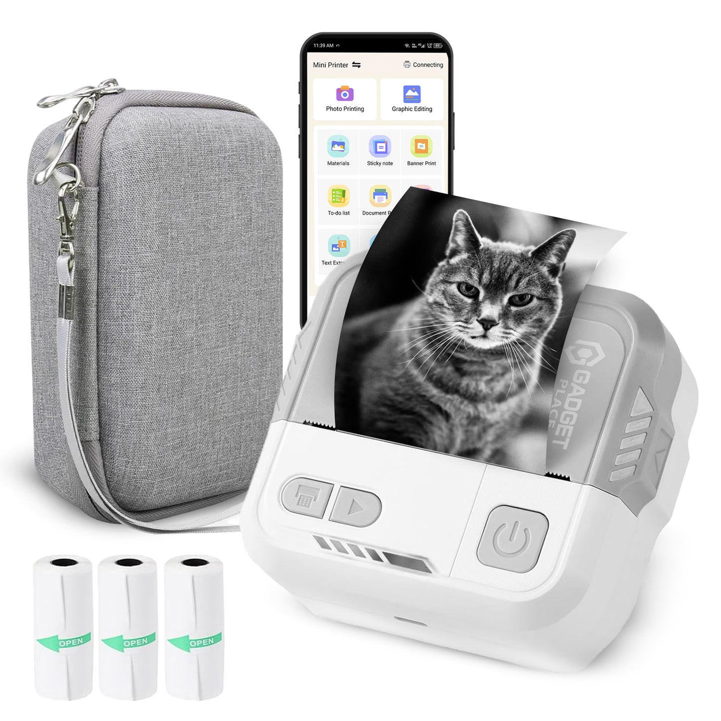 Gadgetplace Mini Printer voor Mobiel