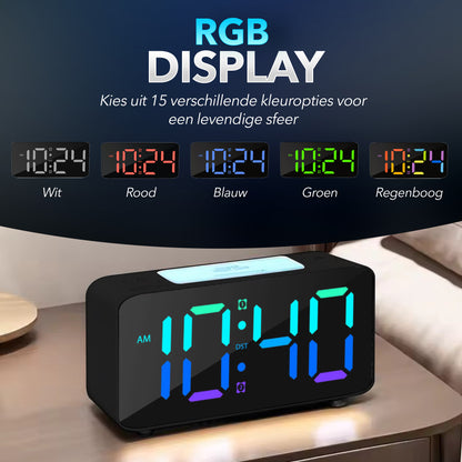 Gadgetplace Digitale Wekker - Extra hard alarm