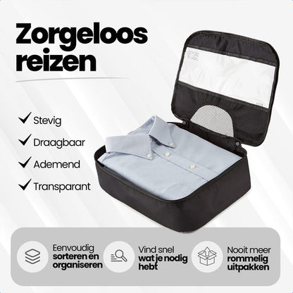 Vicon Packing Cubes 8-delig - Koffer / Backpack Organizer set