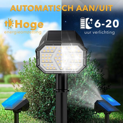 Vicon Solar Tuinverlichting op Zonne energie - 2-Pack