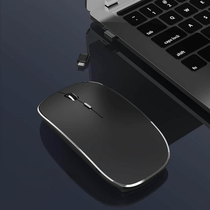 Gadgetplace Draadloze Muis: Ergonomisch, Stille Klik, USB-C - De Gatgetwinkel