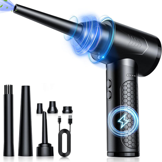 Cleanforce Air Duster Pro: Adjustable Wind Speed, Rechargeable &amp; Cordless