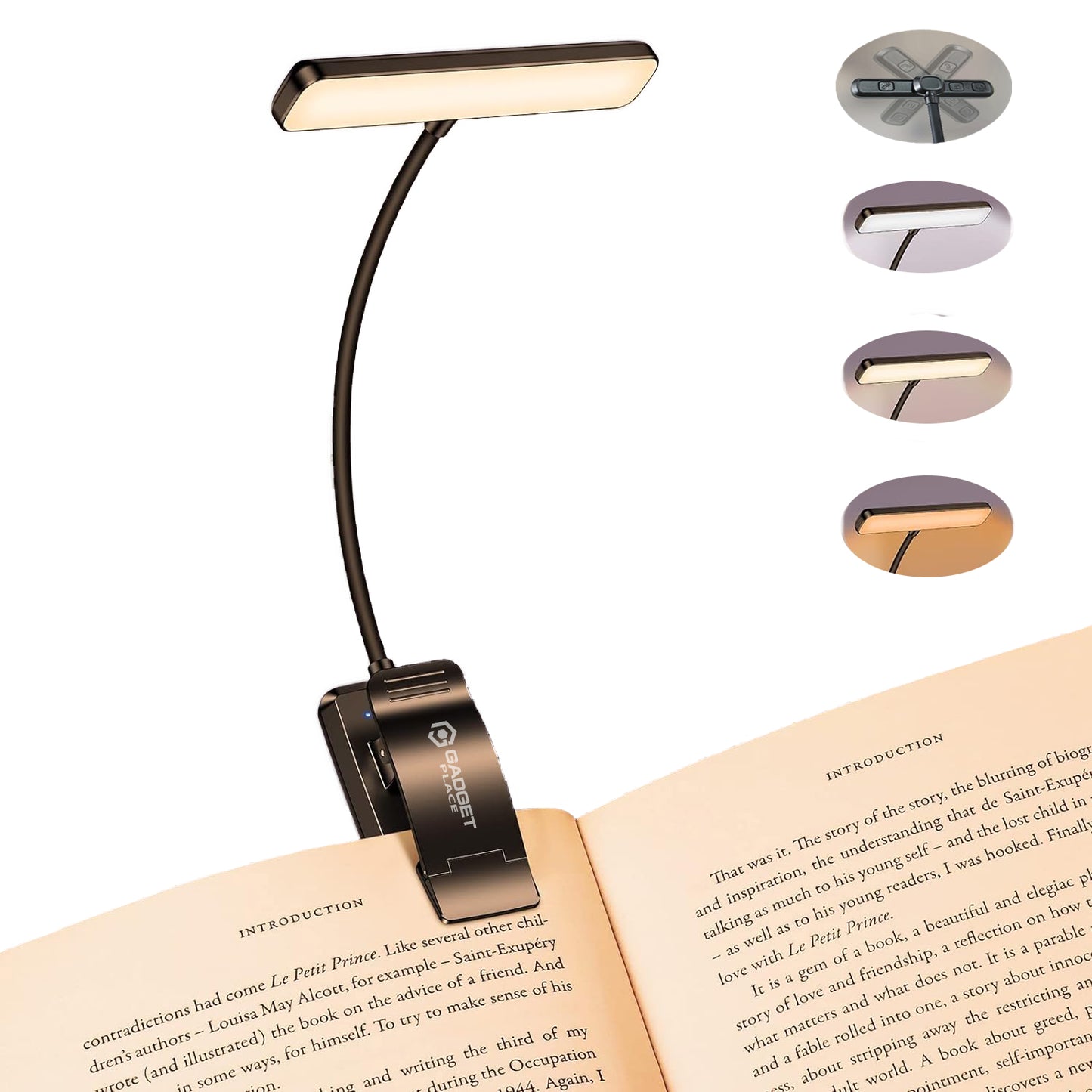 Gadgetplace LED Leeslamp voor boek en E-reader