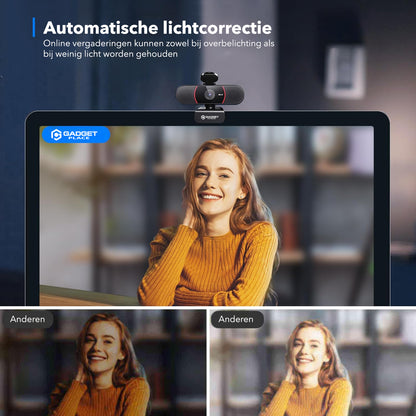 4K Ultra HD Pro Webcam met Ruisvrije Microfoon