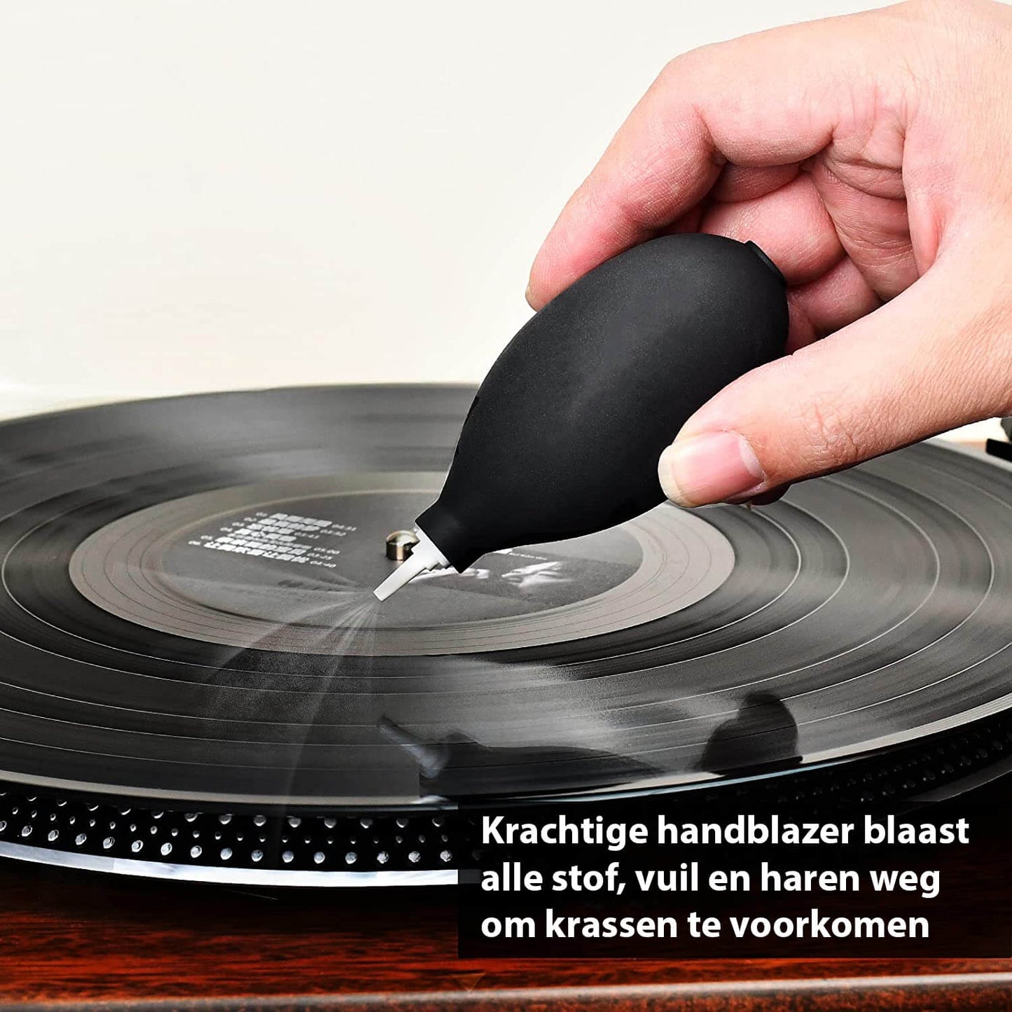 Vicon Vinyl Platenborstelset: 6-in-1 - Inclusief Naaldreiniger - Antistatisch - De Gatgetwinkel