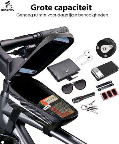 BikePro Pro Telefoonhouder met Waterdichte Zadeltas voor Fietsen - De Gatgetwinkel