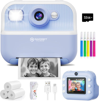 Gadgetplace Digitale Kindercamera met 32GB Geheugenkaart: Foto en Videofunctie