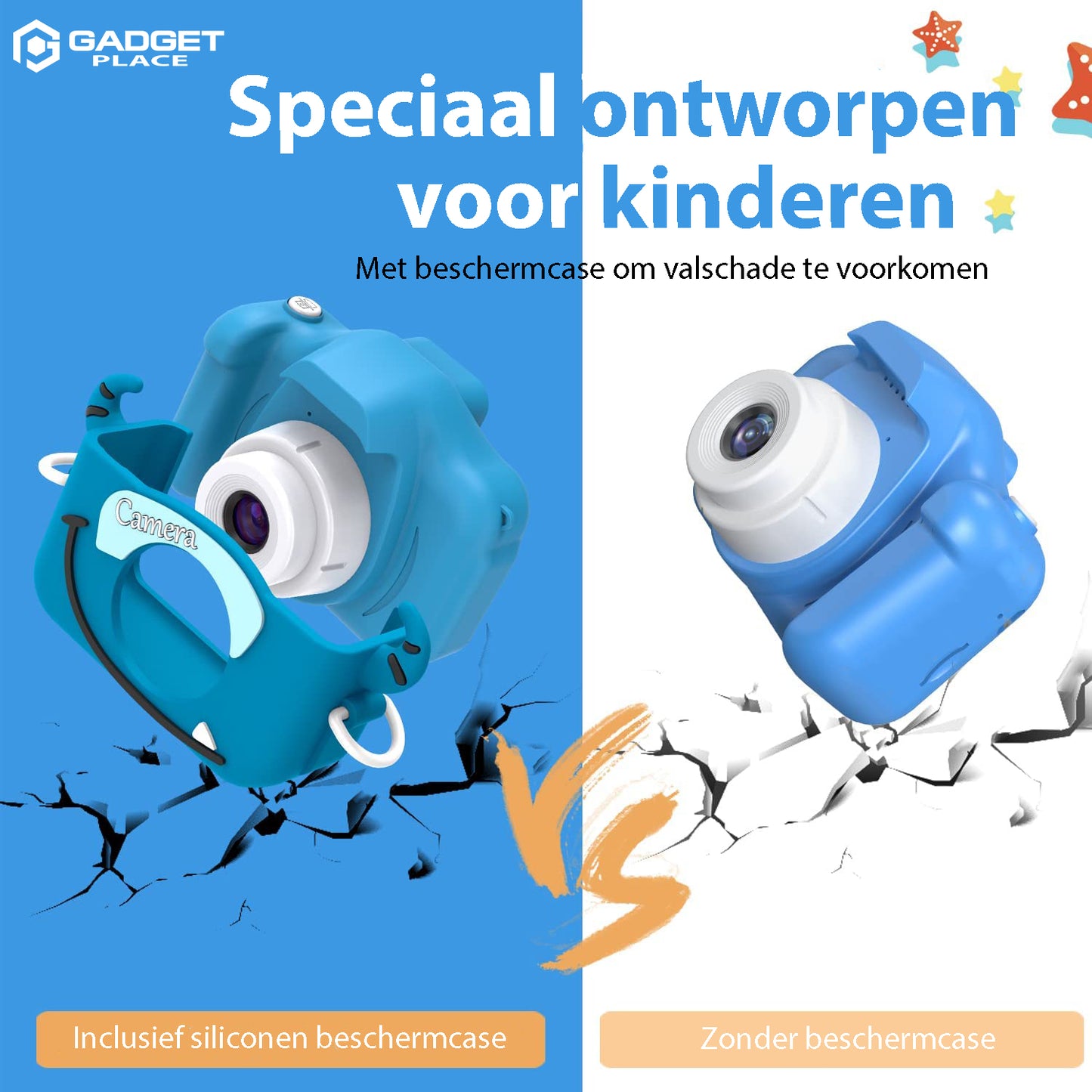 Gadgetplace Digitale Kindercamera met 32GB Geheugenkaart: Foto en Videofunctie