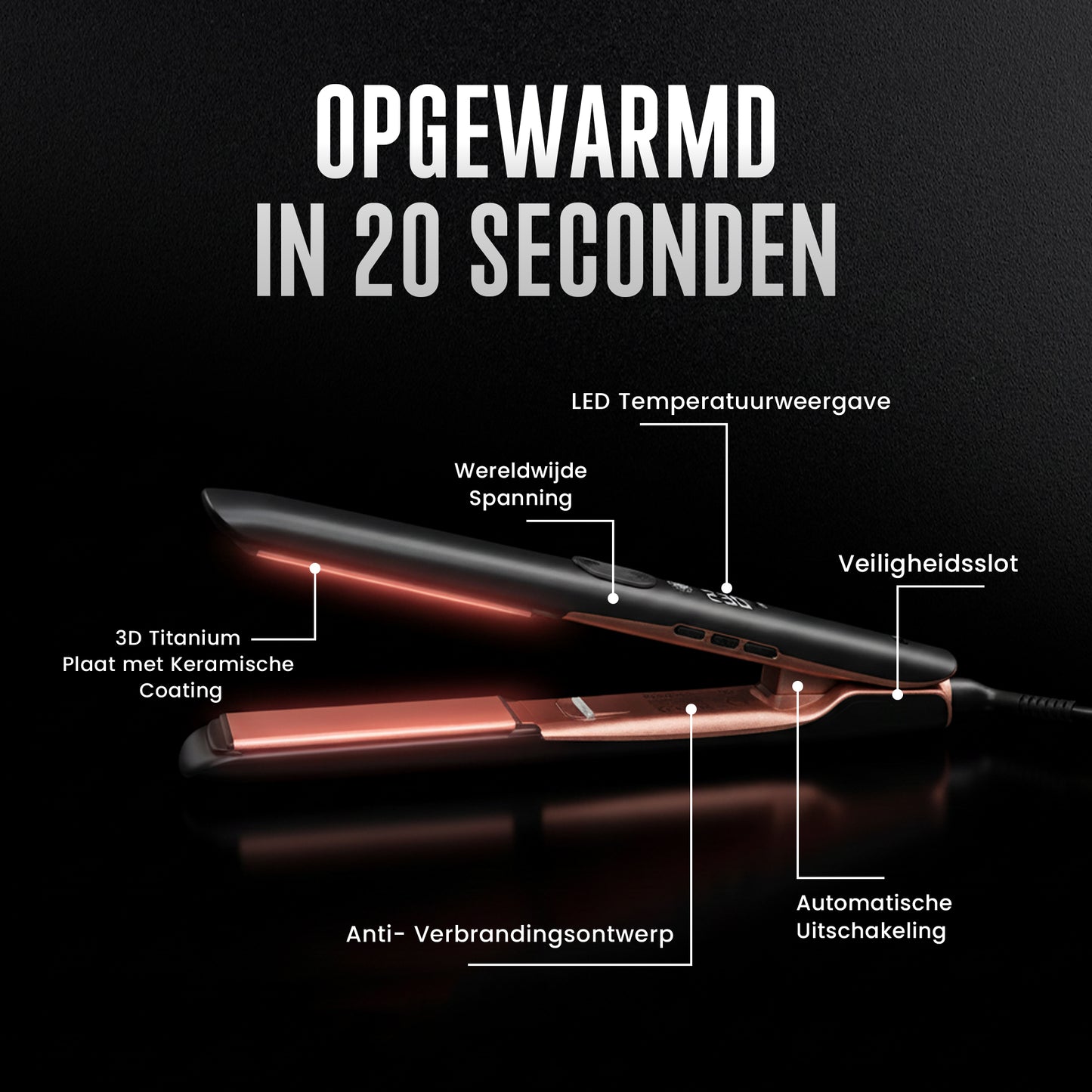 Goodcare SmoothStraight G600 Stijltang