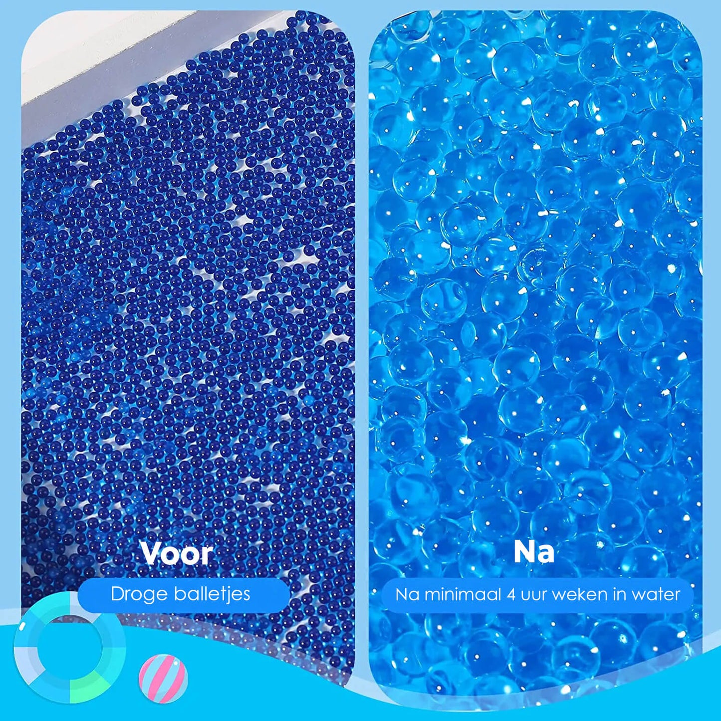 Blauwe Waterparels - 40.000 stuks - 7-8mm - De Gatgetwinkel