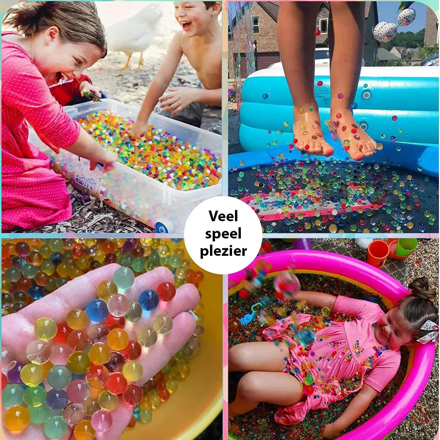 Multicolor Waterparels - 40.000 stuks - 7-8mm - De Gatgetwinkel