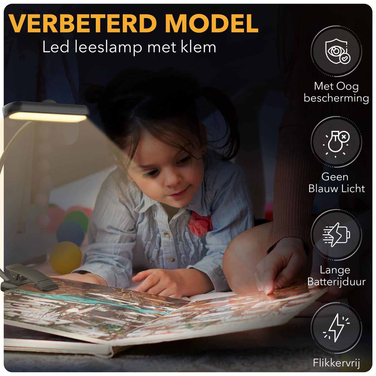 Gadgetplace LED Leeslamp voor boek en E-reader