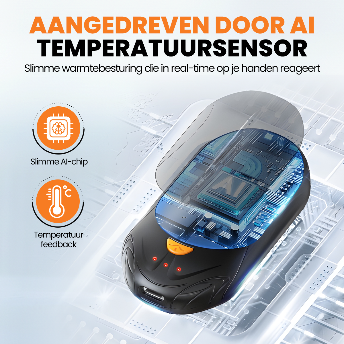 Gadgetplace Elektrische Handwarmers - 2 Stuks