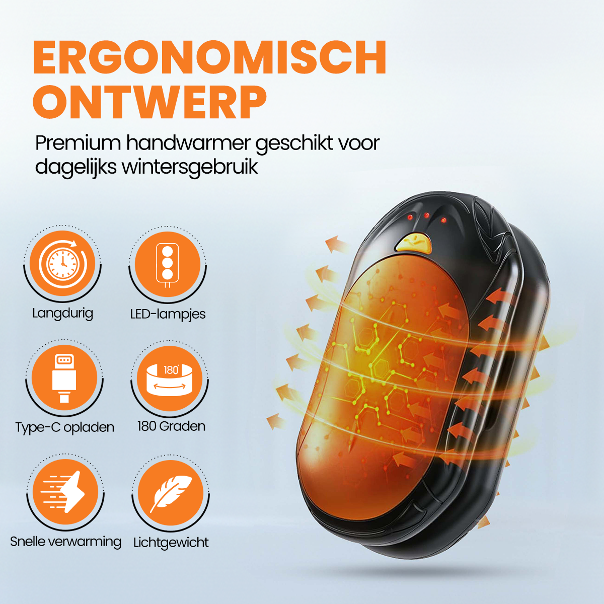 Gadgetplace Elektrische Handwarmers - 2 Stuks