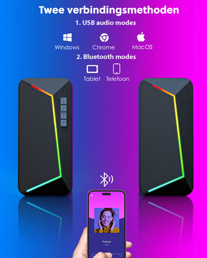Gadgetplace PC speakers met Bluetooth 5.3