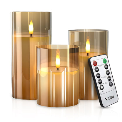 Vicon LED kaarsen - set van 3