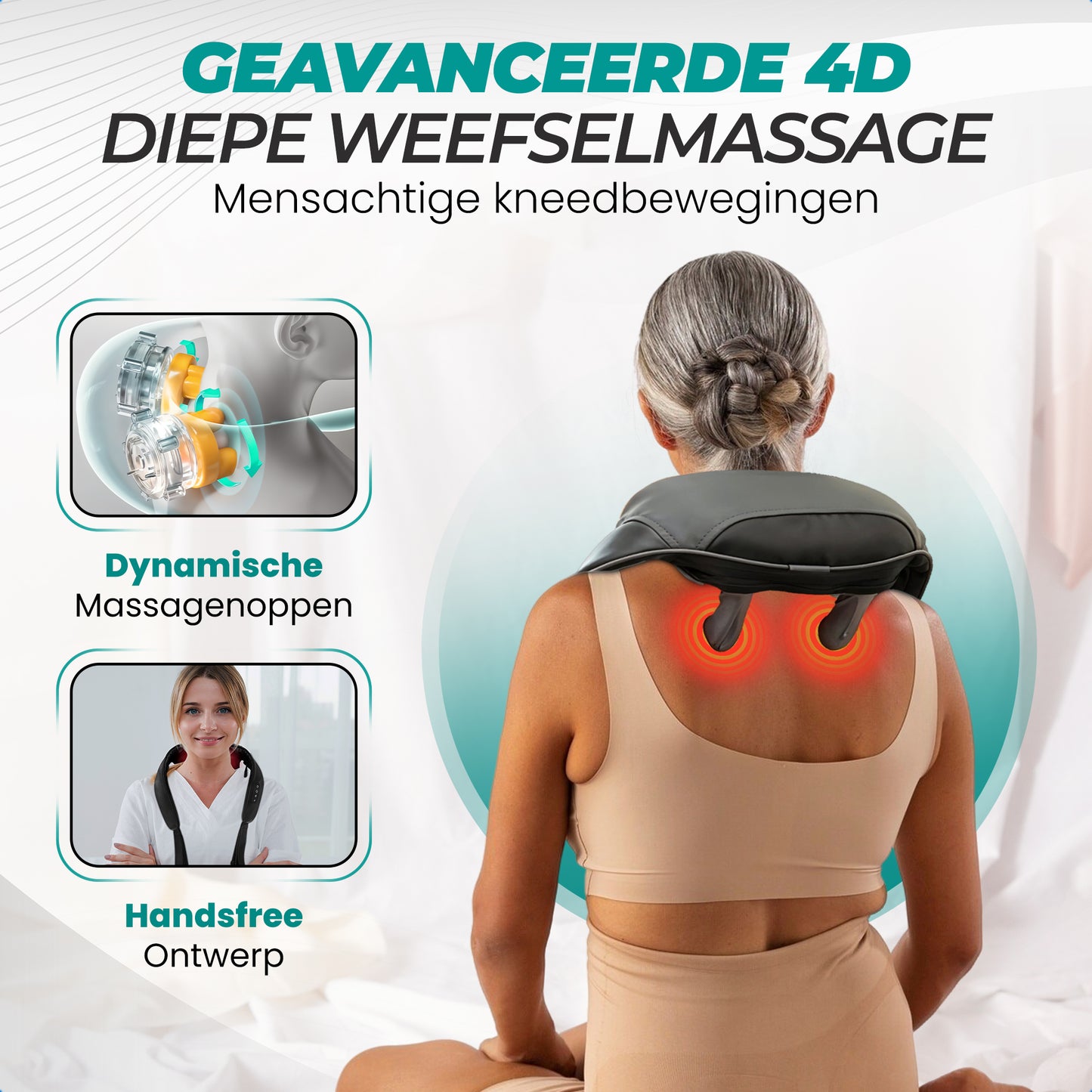 Gadgetplace Shiatsu Nek Massagekussen