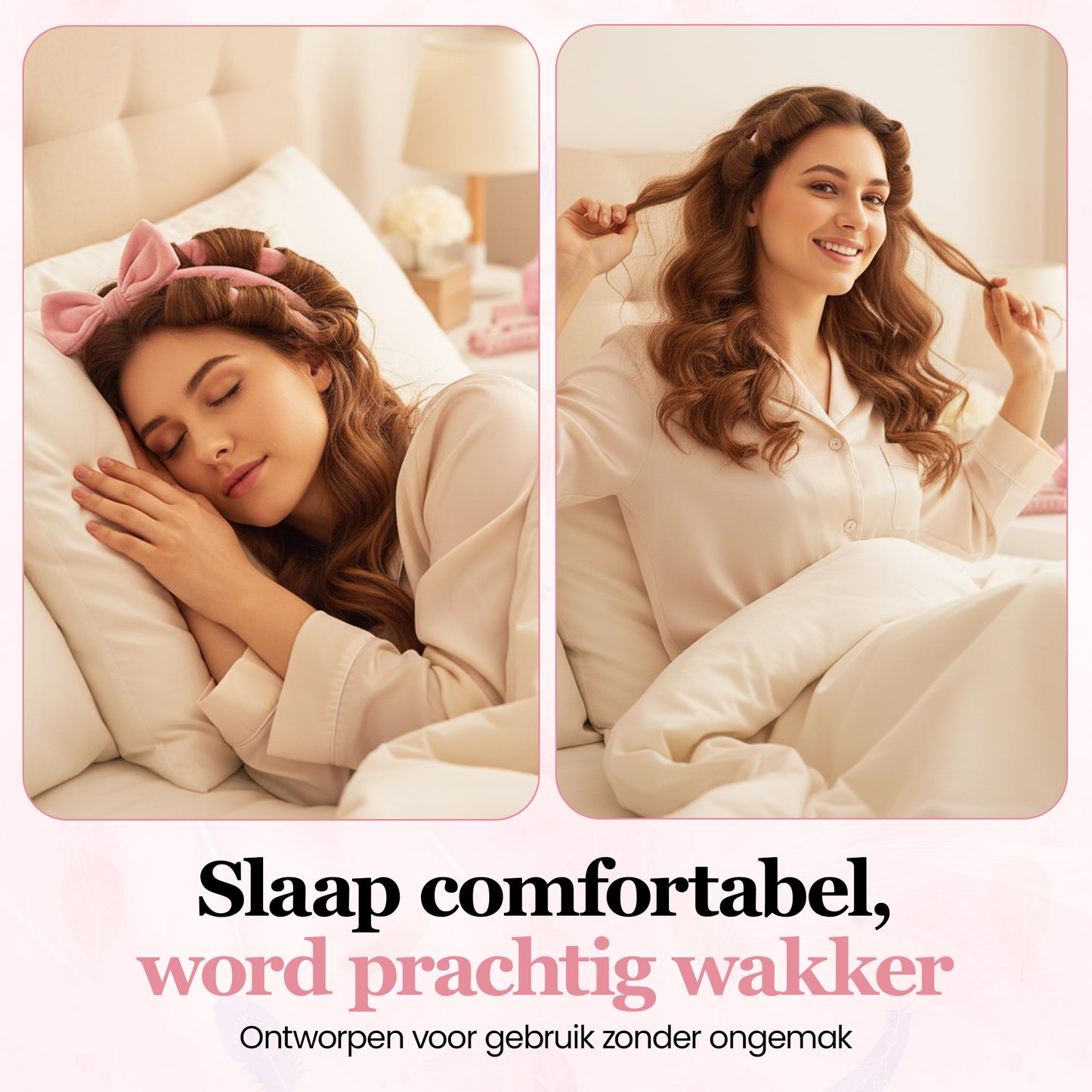 Goodcare Heatless Curls Set - Incl. Satijnen Slaapmuts