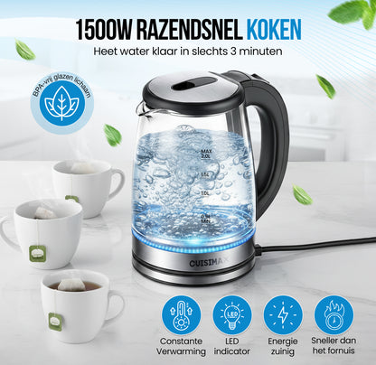 Cuisimax Waterkoker met LED