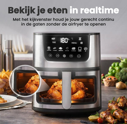 Cuisimax Airfryer met Kijkvenster