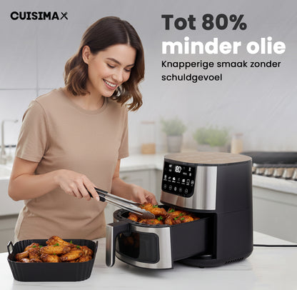 Cuisimax Airfryer met Kijkvenster
