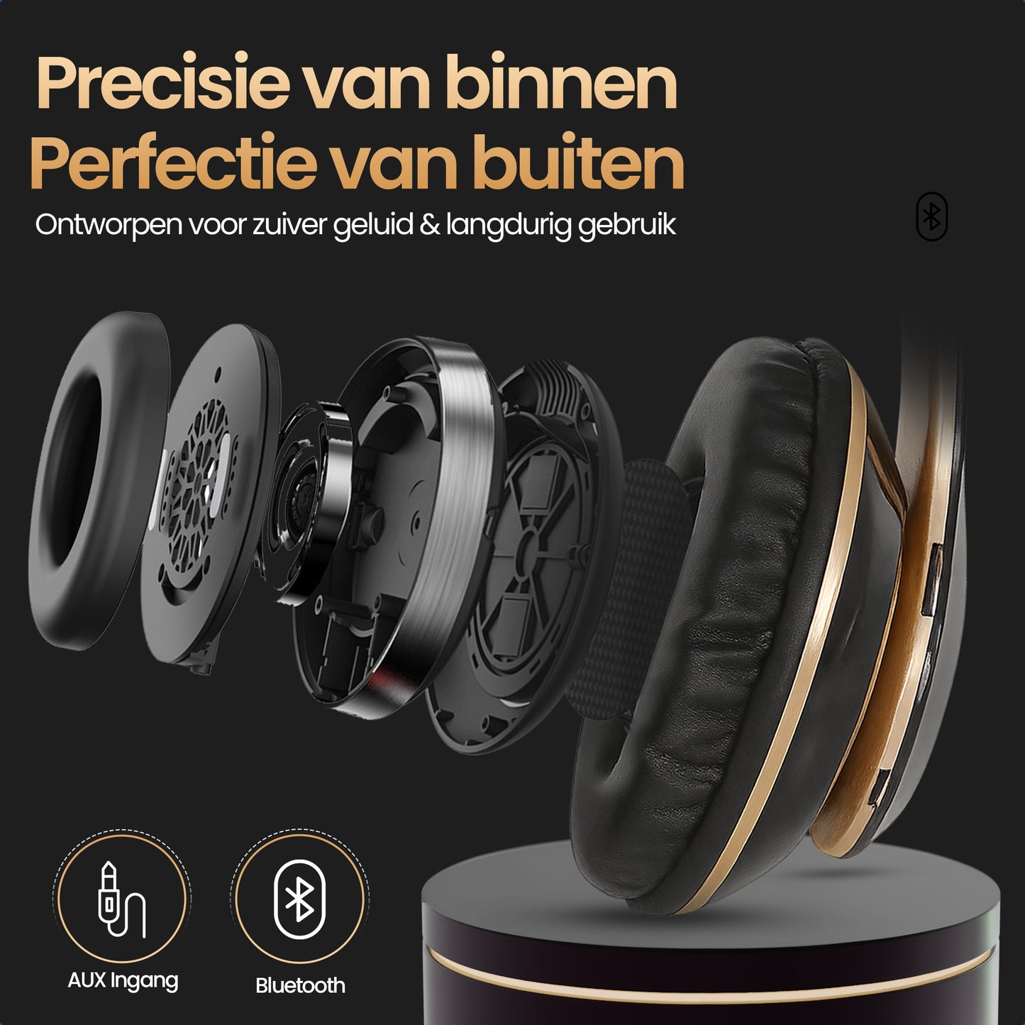 Gadgetplace Koptelefoon Draadloos