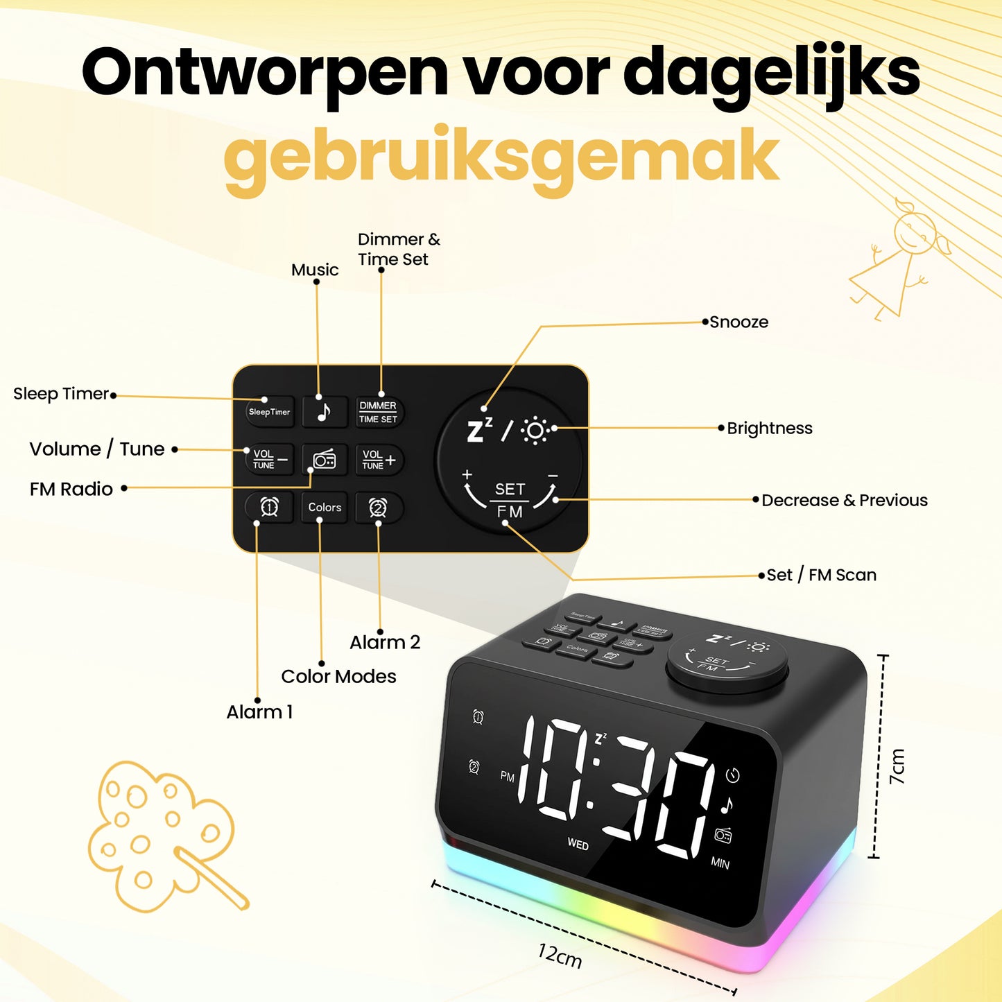 Gadgetplace wekkerradio
