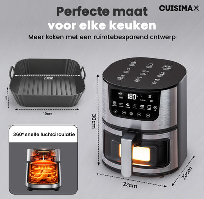 Cuisimax Airfryer met Kijkvenster