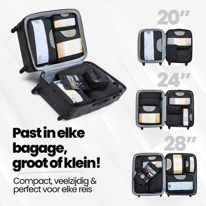 Vicon Packing Cubes 8-delig - Koffer / Backpack Organizer set