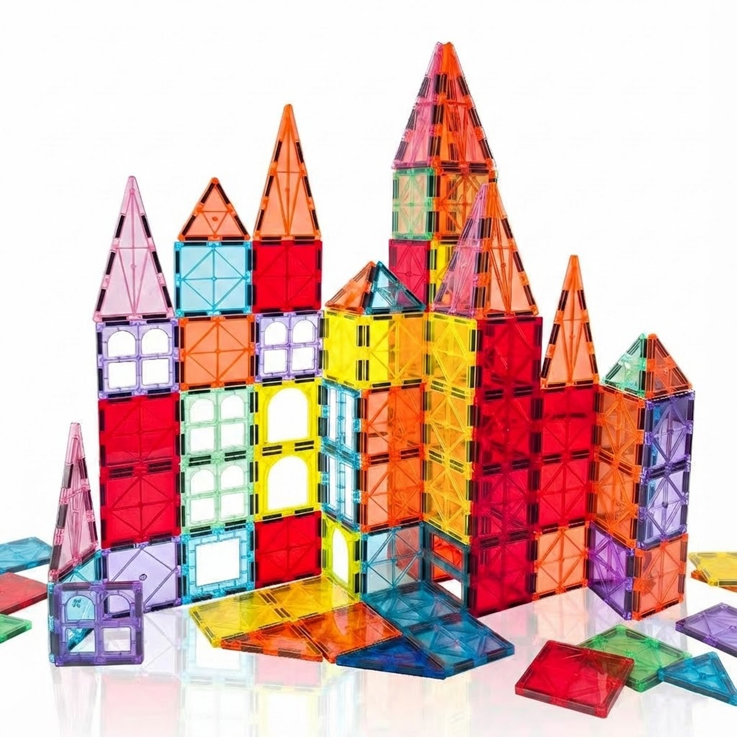 Funlab Magnetic tiles - 48 stuks