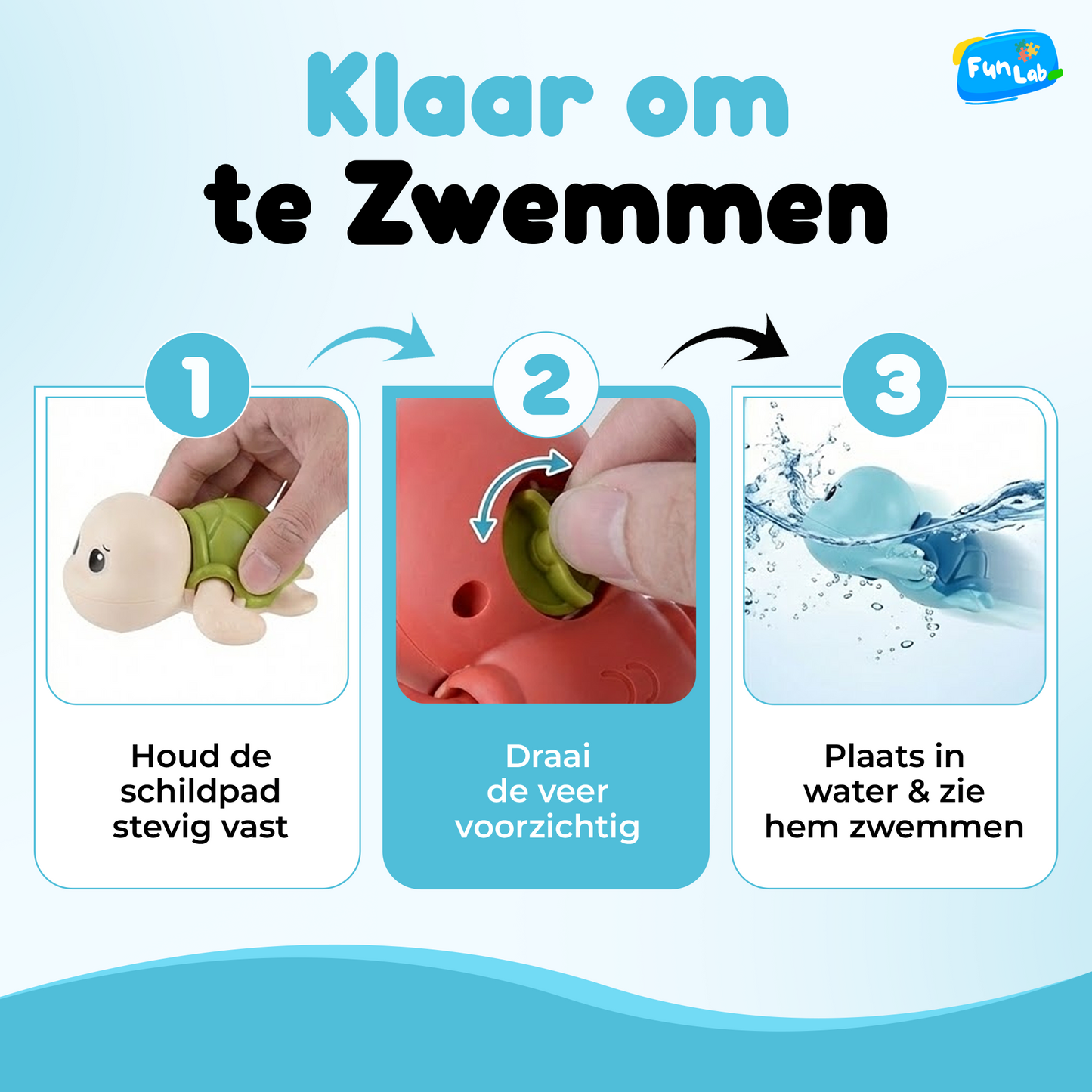 Funlab Badspeelgoed Baby en Kinderen - 3 Stuks