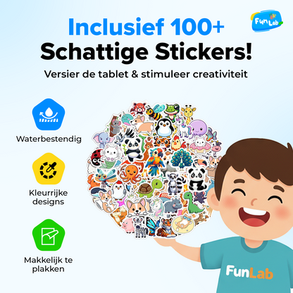 Funlab Tekentablet voor Kinderen - Met Stickervel