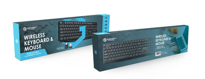 Gadgetplace Draadloos Toetsenbord met Muis Set