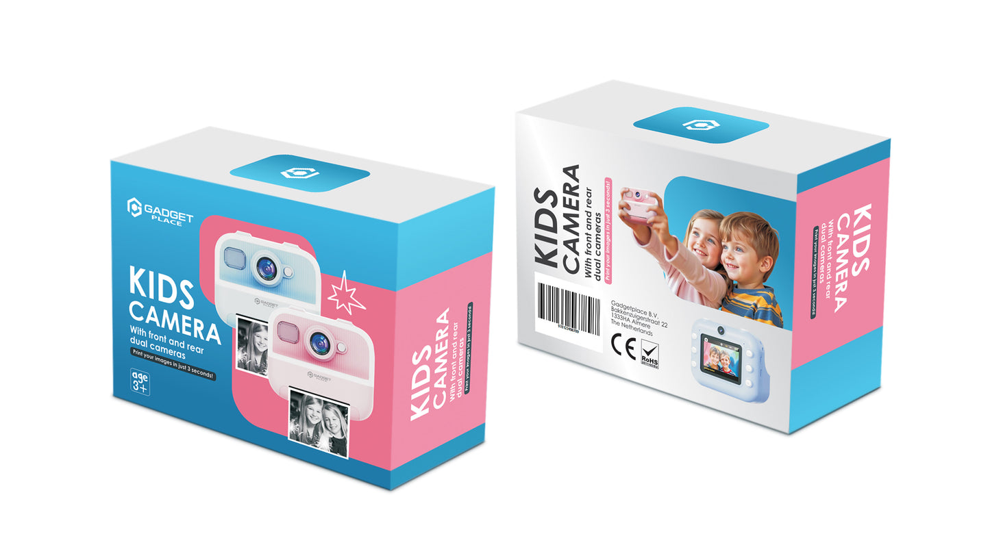 Gadgetplace Digitale Kindercamera met 32GB Geheugenkaart: Foto en Videofunctie