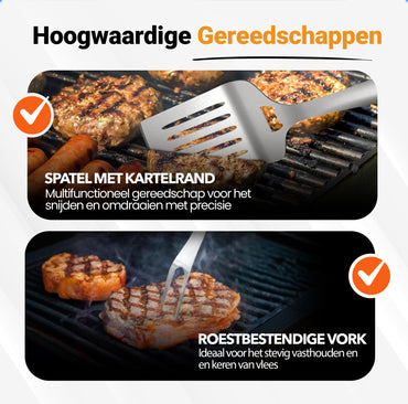 Cuisimax Premium BBQ Accesoires set